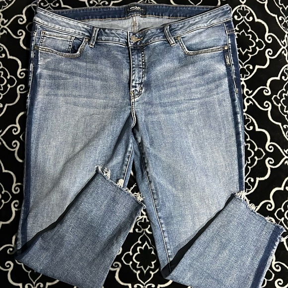 Silver Jeans Denim - ankle skinny jeans size 22